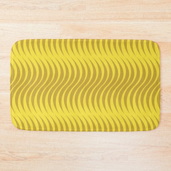 Item preview, Wiggles Curves Yellow and Brown designed and sold by RandomWorkshop.