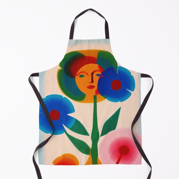 Item preview, Fiori Riso nº 12 - Minimalist Colorful Flowers Risoprint designed and sold by Futuristicas.
