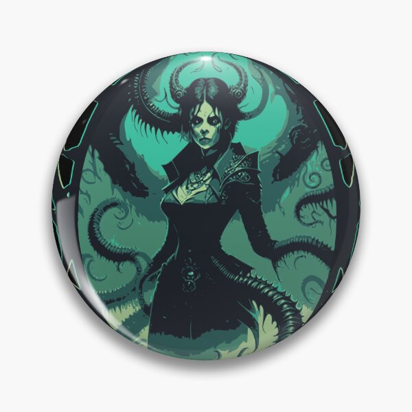 Item preview, Gothic Eldritch Queen - Green - Lovecraft horror designed and sold by EldritchMagpie.