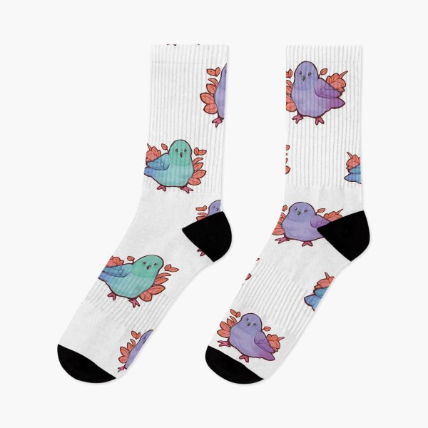 Item preview, Little blue and violet birds designed and sold by Toma-ire.