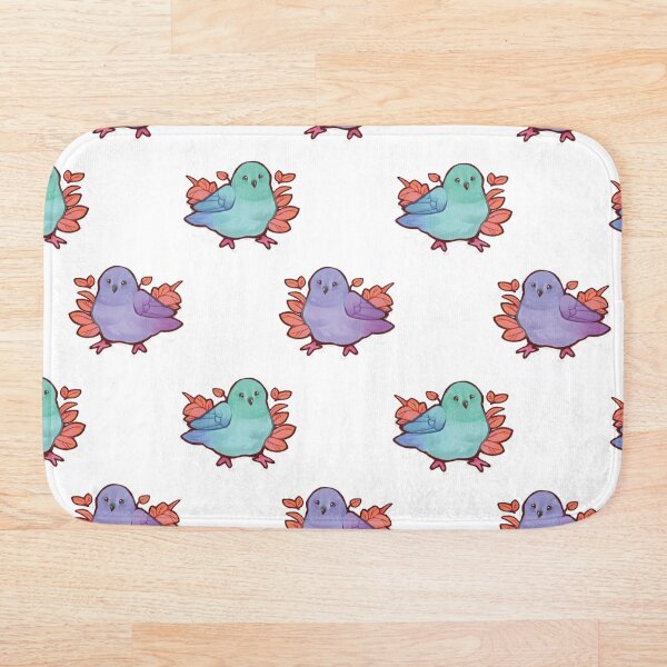 Item preview, Little blue and violet birds designed and sold by Toma-ire.