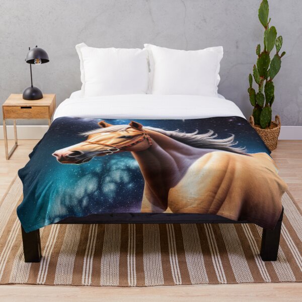 Aperçu de l'œuvre Beau cheval arabe majestueux créée et vendue par MythicalSticker.