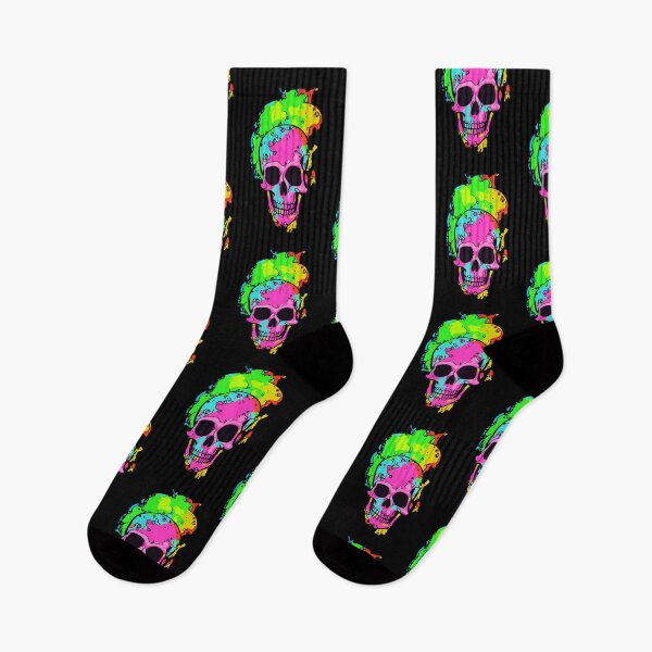 Item preview, colorful skull sticker designed and sold by anamwp.