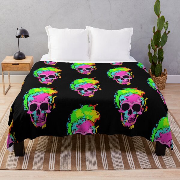 Item preview, colorful skull sticker designed and sold by anamwp.