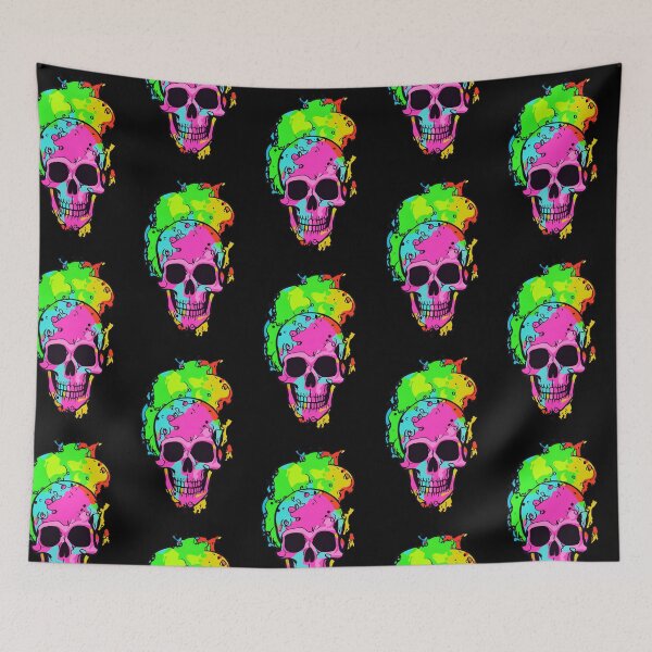 Item preview, colorful skull sticker designed and sold by anamwp.