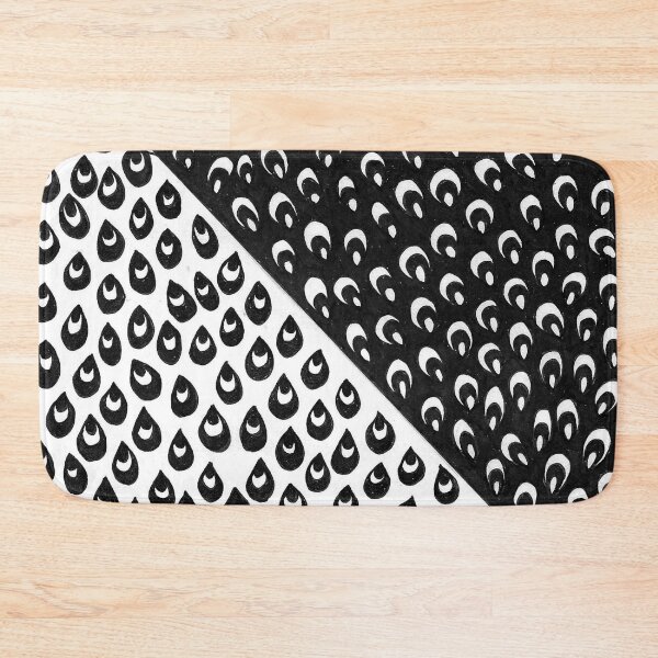 Item preview, Square drops black white designed and sold by InspiringLines.