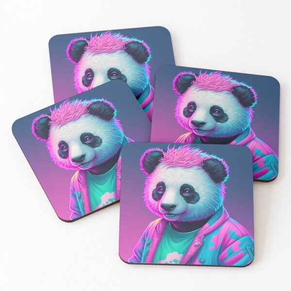Item preview, Vapor Wave Panda designed and sold by TheArtfulAllie.