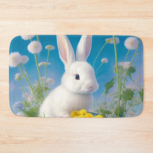 Item preview, Colorful Festive Easter Eggs Easter Bunny Spring Flowers Version 40 designed and sold by DreamingAwake1.