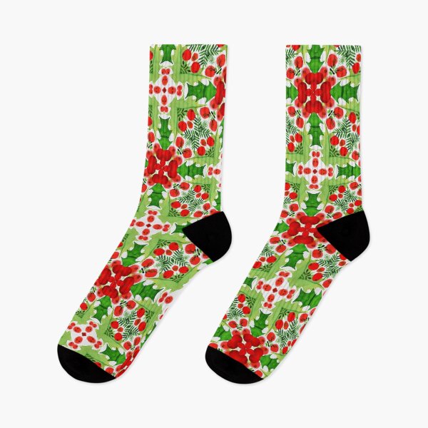 Item preview, Christmas Mistletoe Pattern designed and sold by bubbliciousart.
