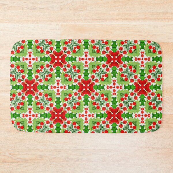 Item preview, Christmas Mistletoe Pattern designed and sold by bubbliciousart.
