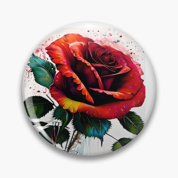 Item preview, AI Flower, Red Rose designed and sold by AiDiversify.