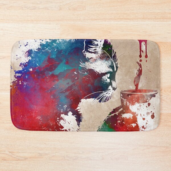 Item preview, Cat coffee graphic art #cat  designed and sold by JBJart.