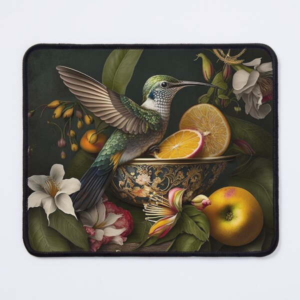 Item preview, Tropical Treasure: Hummingbird and Oranges designed and sold by SweetbriarTales.