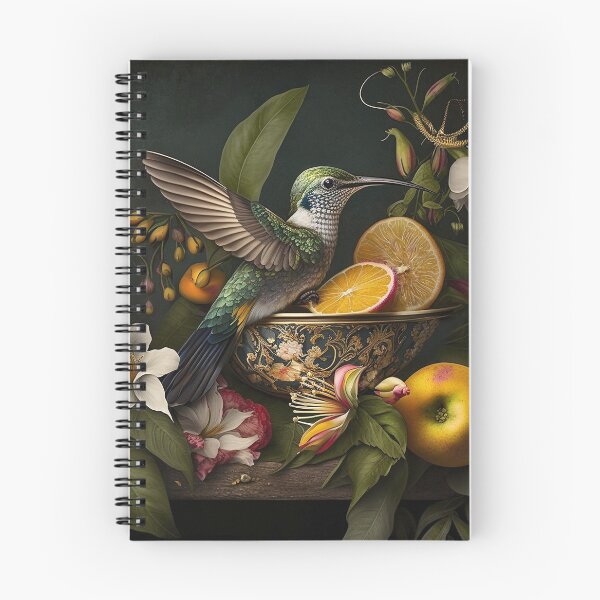 Item preview, Tropical Treasure: Hummingbird and Oranges designed and sold by SweetbriarTales.