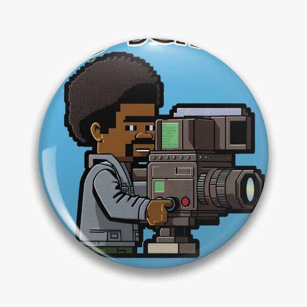Item preview, Camarógrafo de la vieja escuela designed and sold by SetLifeStickers.