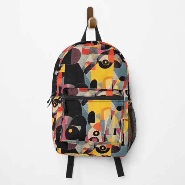 Item preview, cubistic abstract pattern colorfull designed and sold by Gaviani Design Studio.