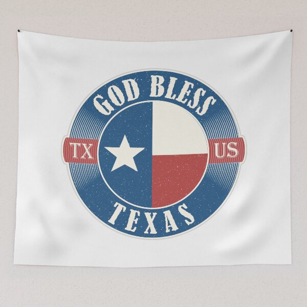 Item preview, God Bless Texas ,Vintage Texas Design for Proud Texans and Texas Lovers designed and sold by SaliDesigner.