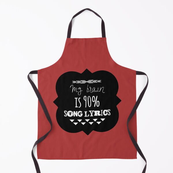 Item preview, Song Lyrics Head designed and sold by bubbliciousart.