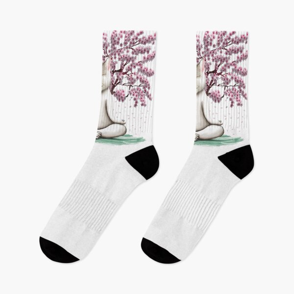 Item preview, MEDITATING CAT - CHERRY BLOSSOM - SAKURA designed and sold by Danicus666.