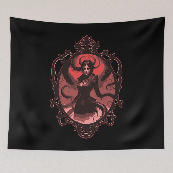 Item preview, Gothic Eldritch Queen - Red - Lovecraft horror designed and sold by EldritchMagpie.
