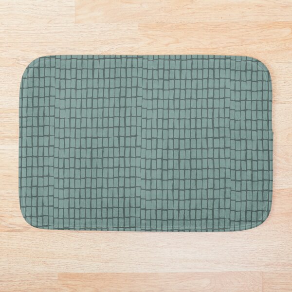 Item preview, Bold Beach Pool Tiles Espuma de mar Teal Stripe designed and sold by Erinhoffmann.