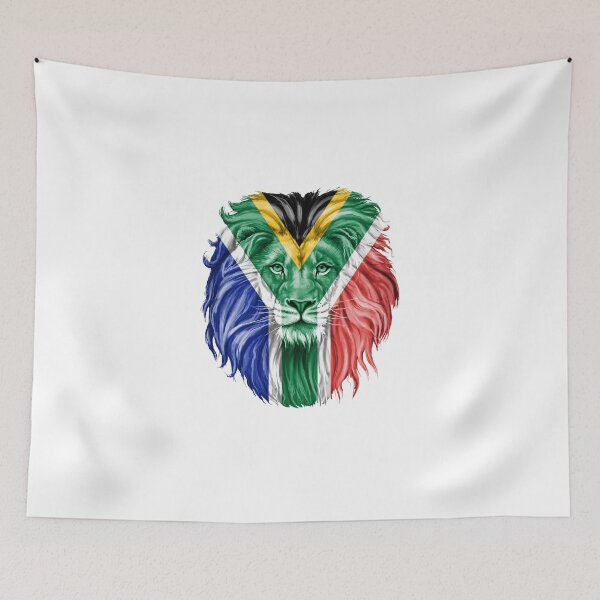 Artikelvorschau, South Africa Lion King Flag - Lion Flag Of South Africa - Gift For South African From South Africa entworfen und verkauft von Fun-World.