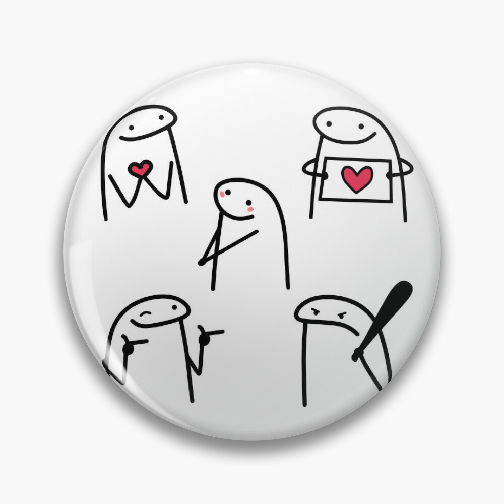 Flork in love meme pack, bundle Sticker for Sale by LatinoPower