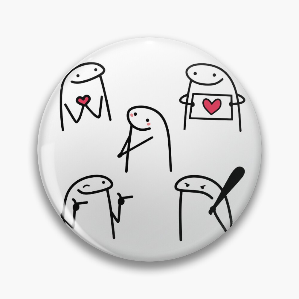 Flork in love meme pack, bundle Art Board Print for Sale by LatinoPower