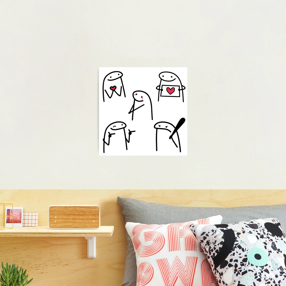 Flork in love meme pack, bundle Sticker for Sale by LatinoPower