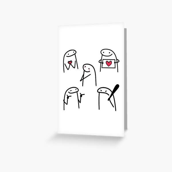 Chocolat Flork Meme Greeting Card by florkmeme