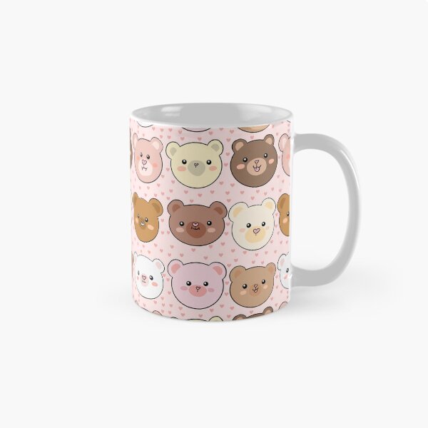 Item preview, Cute teddy bear heads pattern  designed and sold by Yarafantasyart.