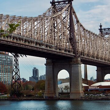Artwork thumbnail, QUEENSBORO BRIDGE NEW YORK MANHATTAN ROOSVELT ISLAND by teruyalab