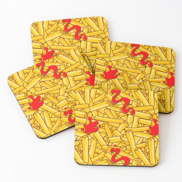 Item preview, French Fries and Ketchup Pattern designed and sold by CreativeBridge.
