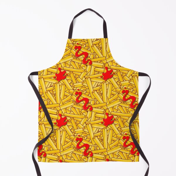 Item preview, French Fries and Ketchup Pattern designed and sold by CreativeBridge.
