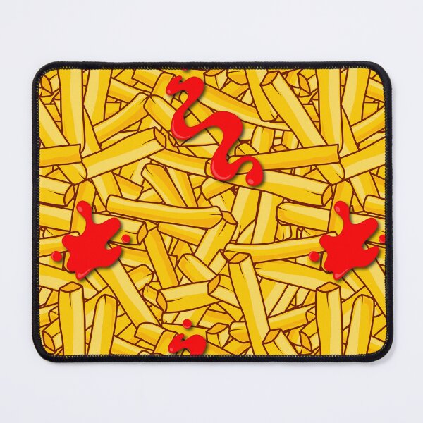 Item preview, French Fries and Ketchup Pattern designed and sold by CreativeBridge.