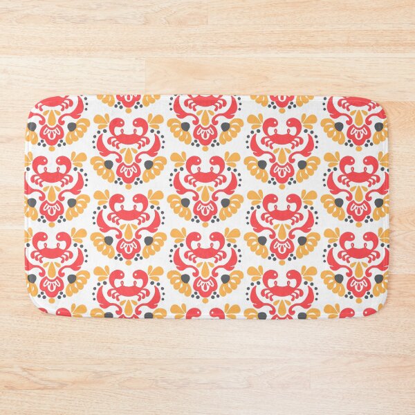 Item preview, Crab Floral Print designed and sold by LivingstonLine.
