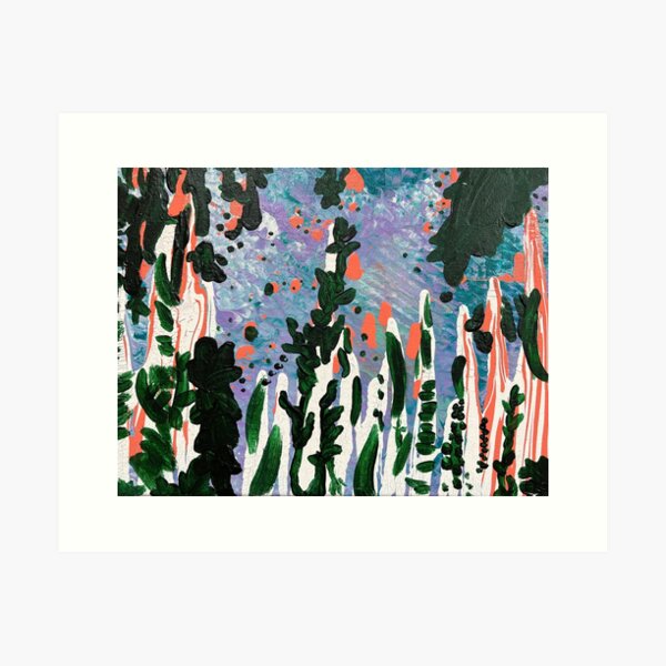 under the sea (abstract) Art Print