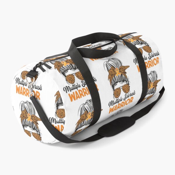 Item preview, Multiple Sclerosis Awareness Warrior Messy Bun Orange Ribbon designed and sold by Best Designer.