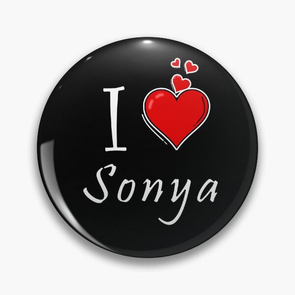Item preview, I love Sonya designed and sold by D/ArtLoveStore ⭐⭐⭐⭐⭐.