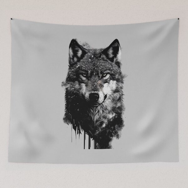 Aperçu de l'œuvre Le loup gardien créée et vendue par Moreas.