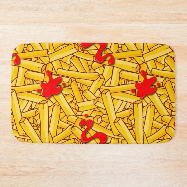 Item preview, French Fries and Ketchup Pattern designed and sold by CreativeBridge.