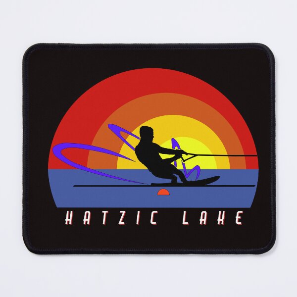 Item preview, Hatzic Lake Water Ski Slalom Skier designed and sold by HatzicTshirts.