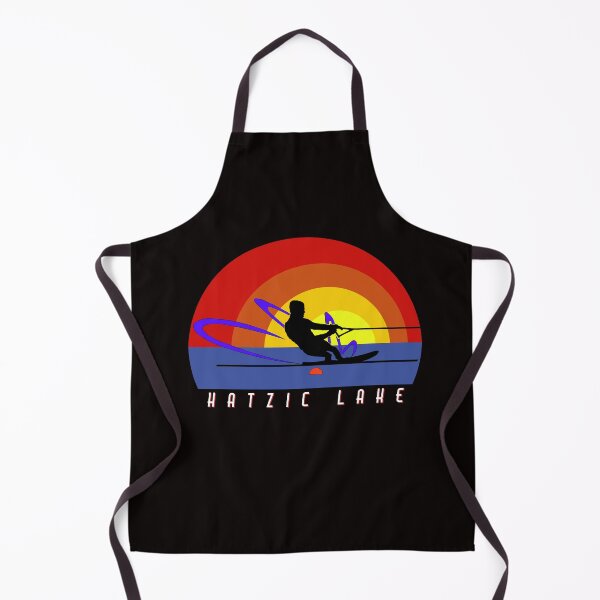Item preview, Hatzic Lake Water Ski Slalom Skier designed and sold by HatzicTshirts.
