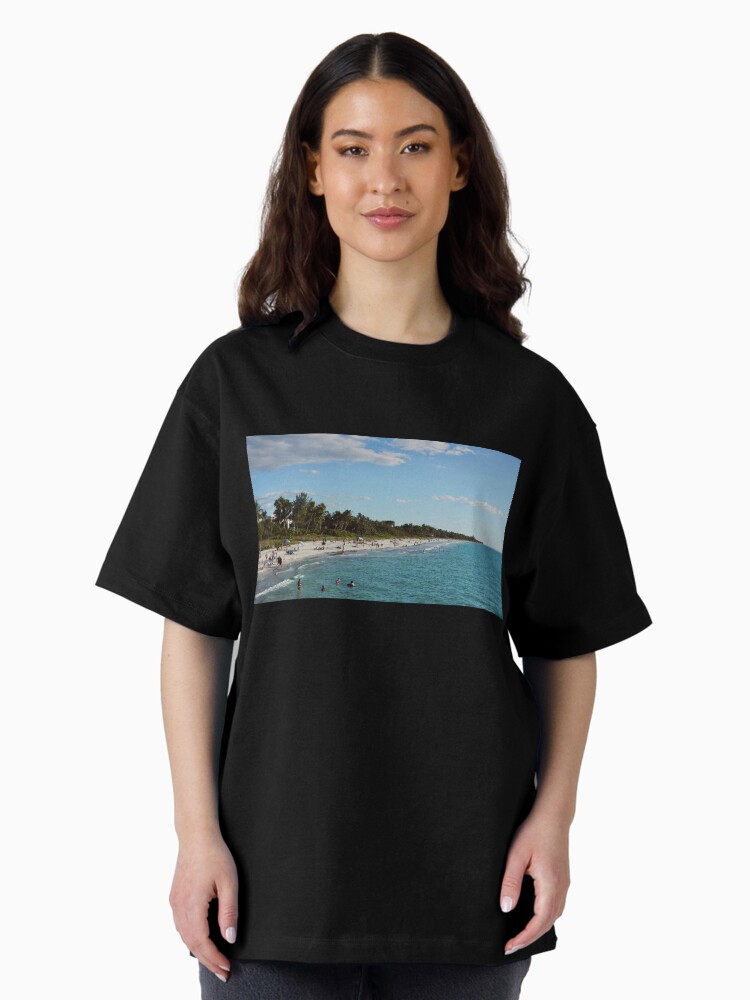 Thumbnail 1 of 7, Oversized T-Shirt, NAPLES FLORIDA BEACH OCEAN SHORE designed and sold by teruyalab.