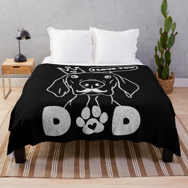 Item preview, Funny dog in crown and mustache, I love you dad designed and sold by AJ DESIGN.