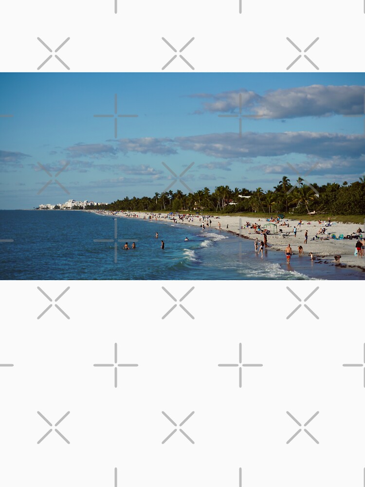 Thumbnail 7 of 7, Classic T-Shirt, NAPLES FLORIDA BEACH OCEAN SHORE designed and sold by teruyalab.