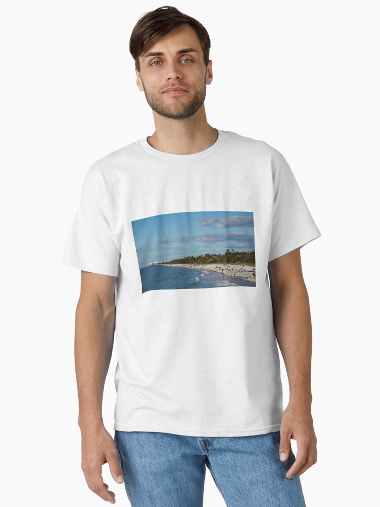 Thumbnail 2 of 7, Classic T-Shirt, NAPLES FLORIDA BEACH OCEAN SHORE designed and sold by teruyalab.