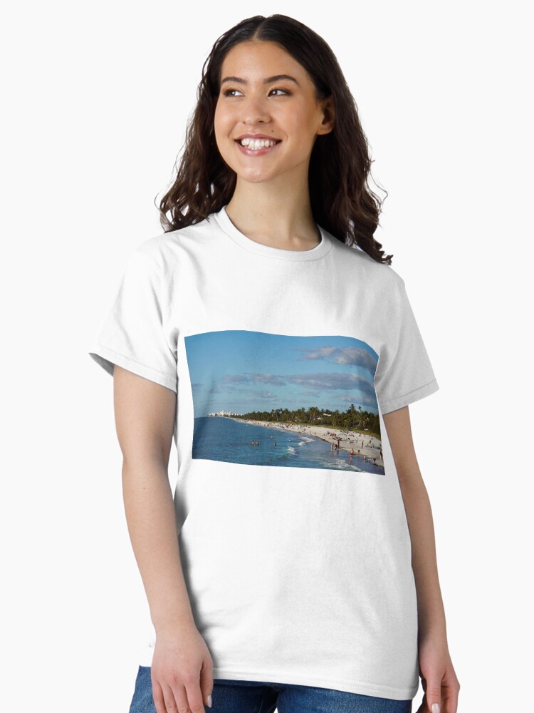 Thumbnail 1 of 7, Classic T-Shirt, NAPLES FLORIDA BEACH OCEAN SHORE designed and sold by teruyalab.