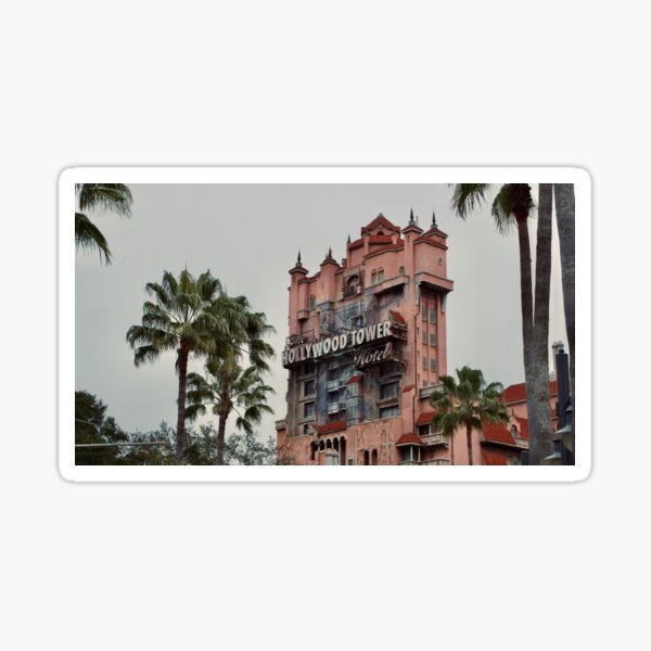 TOWER ORLANDO FLORIDA THEME PARK TERROR Sticker