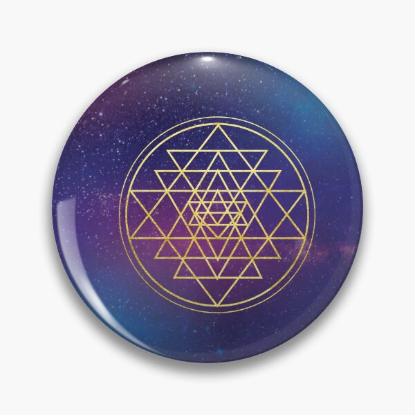 Item preview, Universe with Gold Sri Yantra Sacred Geometry Design  designed and sold by CesCreatively.